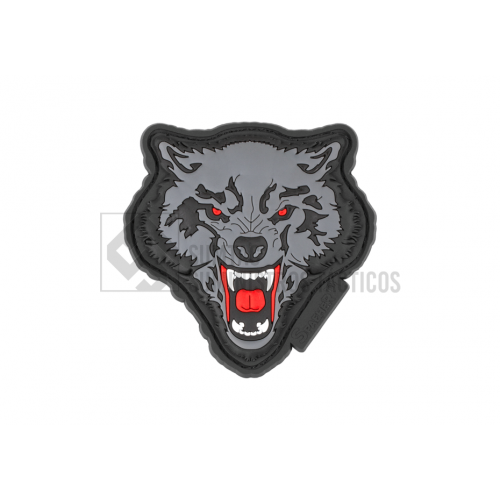 PARCHE JTG WOLF 3D PVC MULTICOLOR PARA EQUIPAMIENTO TÁCTICO