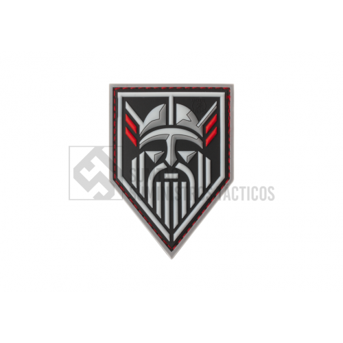 Parche JTG PVC 3D Odín Vikingo | Morale Patch Táctico con Gancho y Bucle