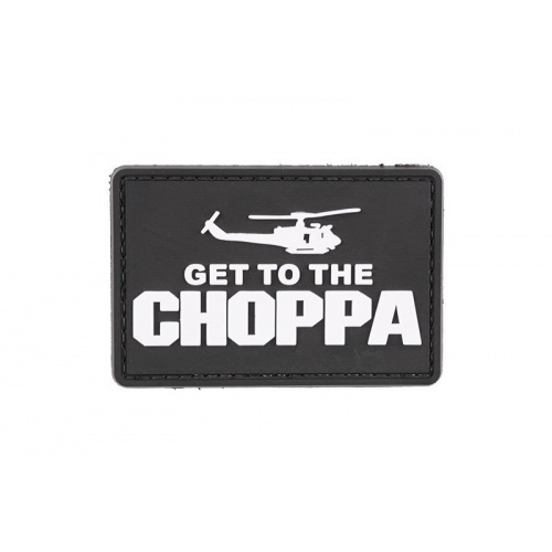 PARCHE 3D PVC GET TO THE CHOPPA.