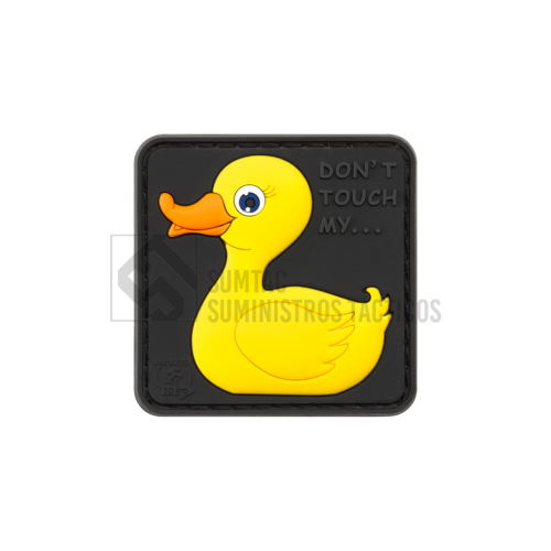 Parche pato táctico JTG PVC 3D Tactical Rubber Duck con sistema de gancho y bucle