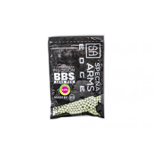BOLAS, SPENA ARMS EDGE™ TRAZADORAS 0,28 VERDES. 1000 BBS, BIODEGRADABLES.