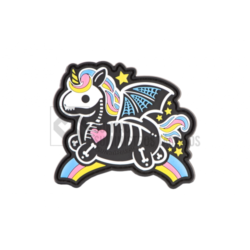 Skeleton Unicorn Rubber Patch JTG | Parche PVC 3D para Airsoft
