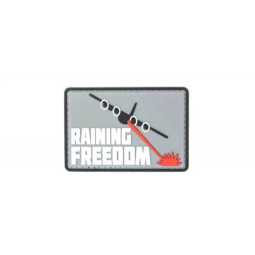 PARCHE PVC 3D RAINING FREEDOM