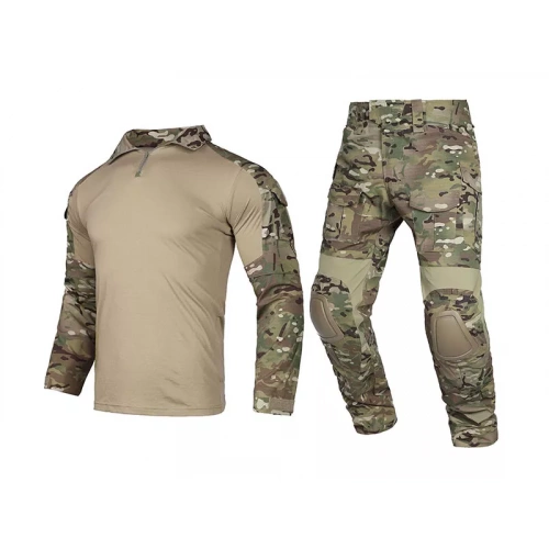 UNIFORME COMPLETO EMERSON GEAR MULTICAM MC GEN2. INCLUYE CODERAS Y RODILLERAS.
