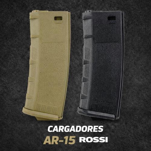 CARGADOR DE POLÍMERO ROSSI PARA M4 6 mm. MID CAP 120 BBS.