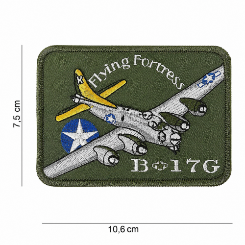 PARCHE BORDADO B-17G FLYING FORTRESS – AVIACIÓN WWII