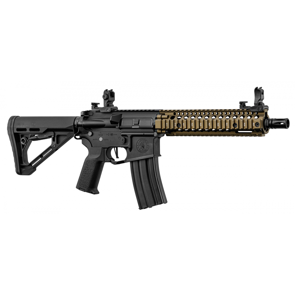 LANCER TACTICAL AEG MK18 GEN3 NEGRA-BRONCE, ETU NEBULA, FULL METAL. - Imagen 7