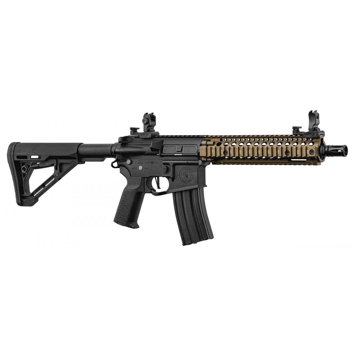 LANCER TACTICAL AEG MK18 GEN3 NEGRA-BRONCE, ETU NEBULA, FULL METAL. - Imagen 6