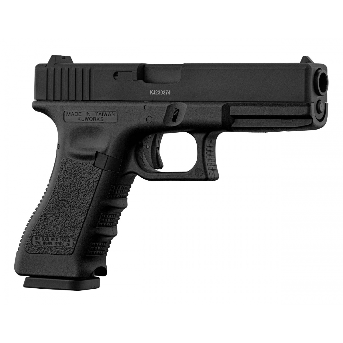 KJ WORKS, KP17 PISTOLA DE AIRSOFT GBB, CORREDERA DE METAL. - Imagen 2