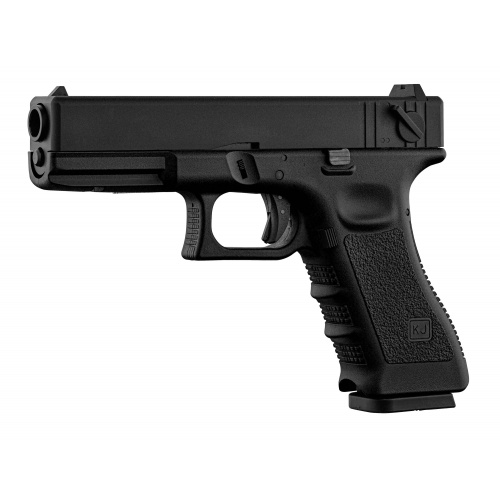 KJ WORKS, KP18 PISTOLA DE AIRSOFT GBB, CORREDERA DE METAL, FULL AUTO.