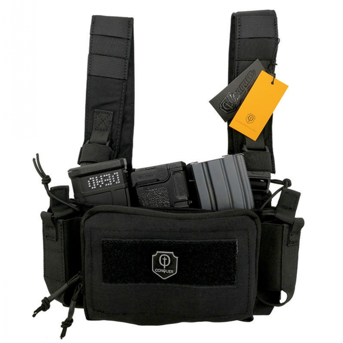 CONQUER MICRO CHEST RIG - COLOR NEGRO.