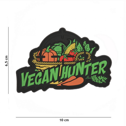 PARCHE 3D PVC "VEGAN HUNTER"