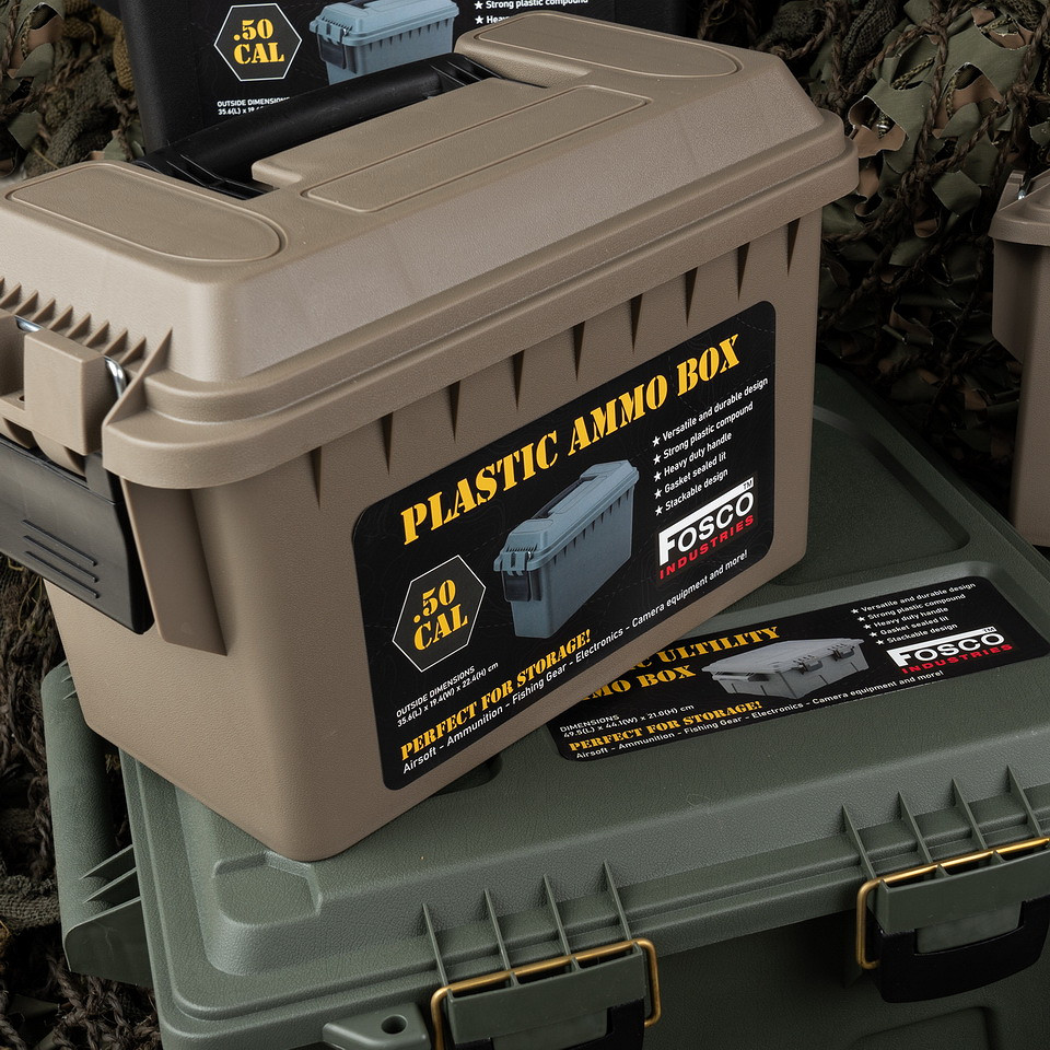 CAJA DE MUNICIÓN EN PLÁSTICO CALIBRE .50, PARA KIT DE SUPERVIVENCIA. (copia) - Imagen 8