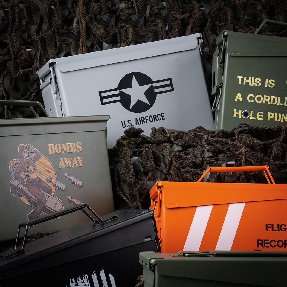 LATA DE MUNICIÓN .50 REACONDICIONADA, USAF. - Imagen 5