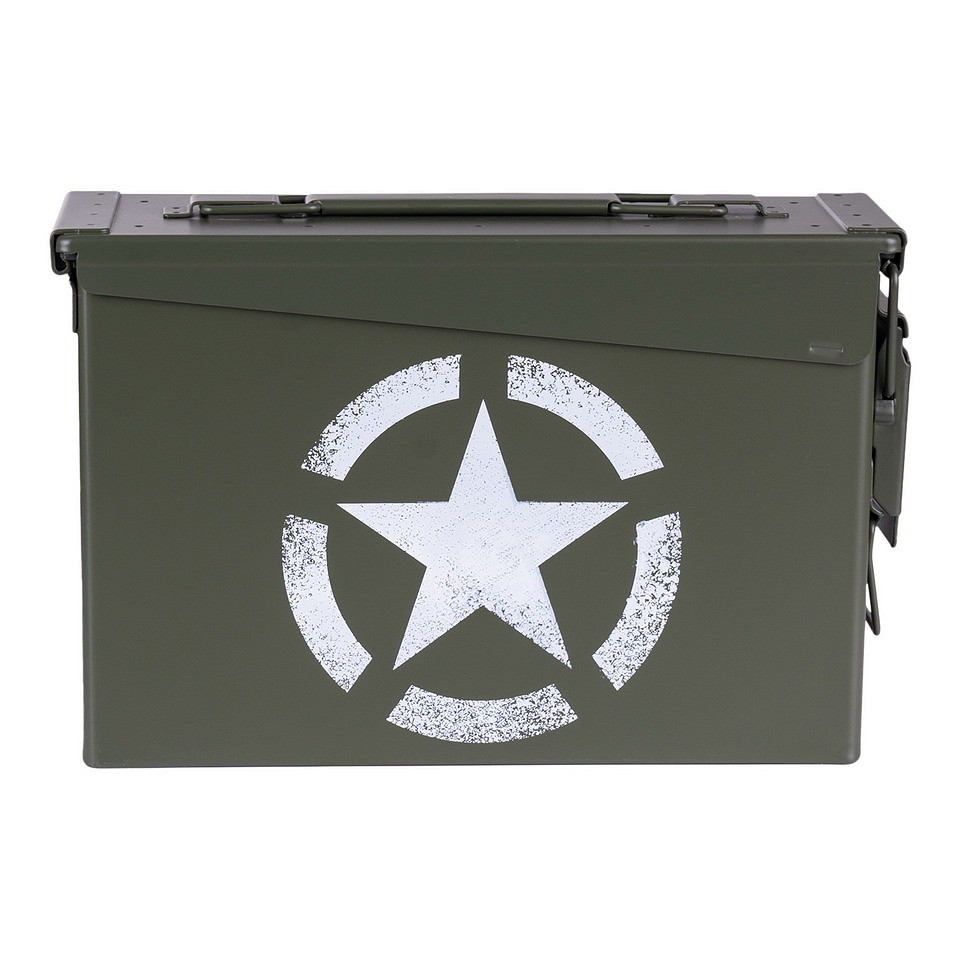 LATA DE MUNICIÓN .30 REACONDICIONADA , ESTRELLA USA. - Imagen 2