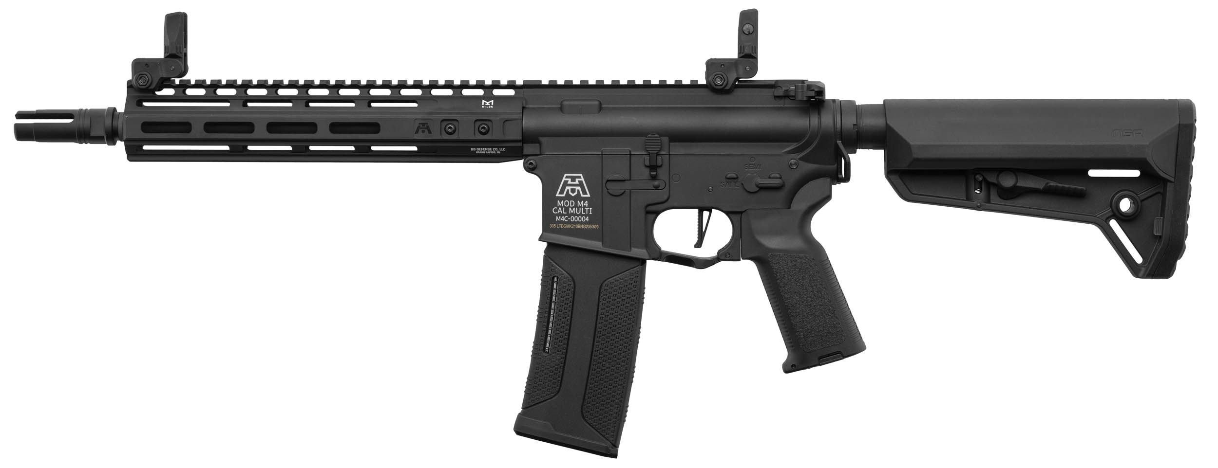RÉPLICA AEG LANCER TACTICAL TYPEA MK2 10" GEN 2 LICENCIA BG DEFENSE - Imagen 2