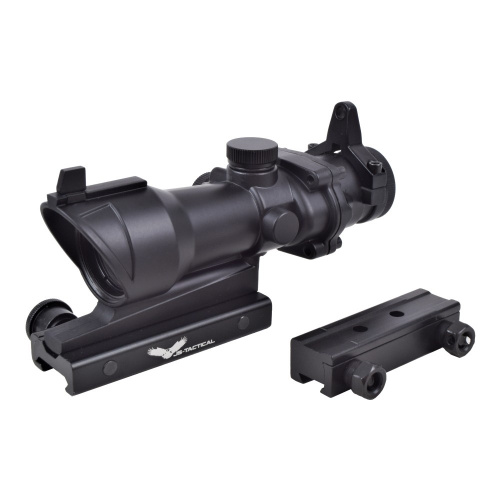 JS TACTICAL ÓPTICA COMPACTA TIPO ACOG ,4 X 32 mm.