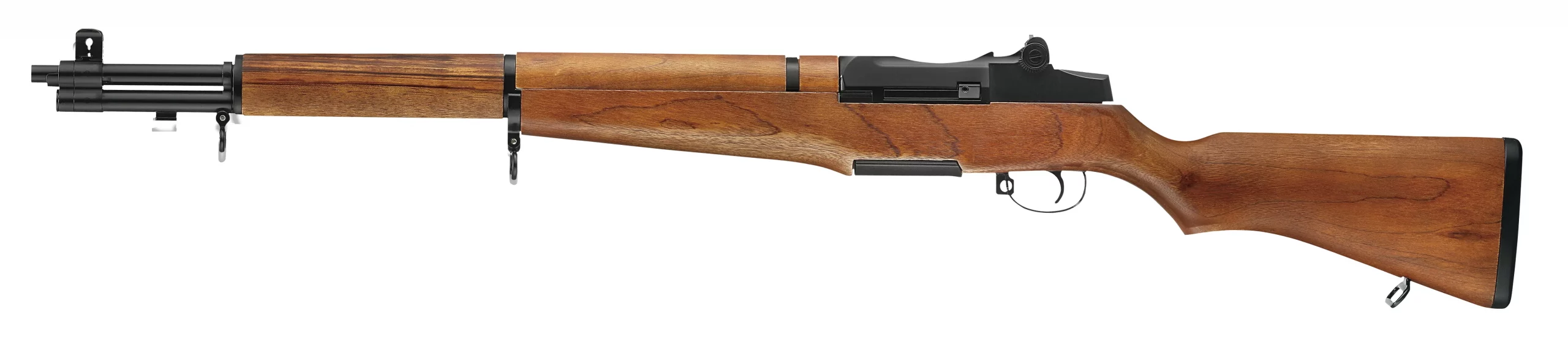 Pre Order, M1 Garand Airsoft AEG - Versión estándar / Negro y madera auténtica - ICS