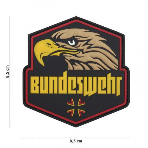 PARCHE 3D PVC ÁGUILA BUNDESWEHR.