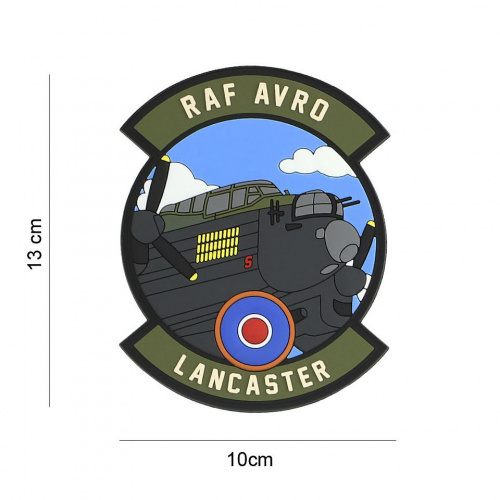 PARCHE 3D PVC RAF AVRO LANCASTER, BOMBARDERO