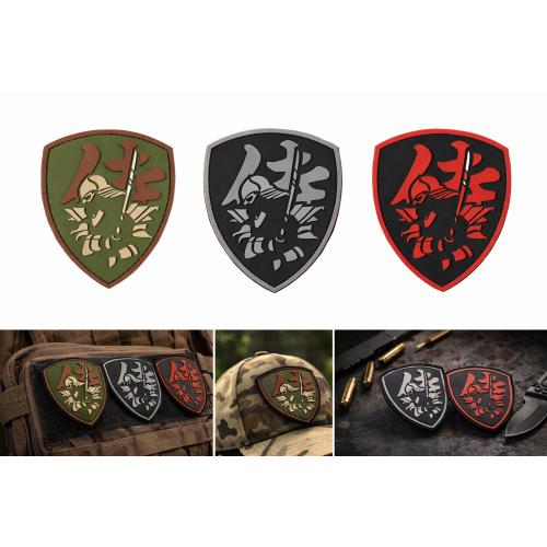 PARCHE PVC 3D PVC SAMURAI.