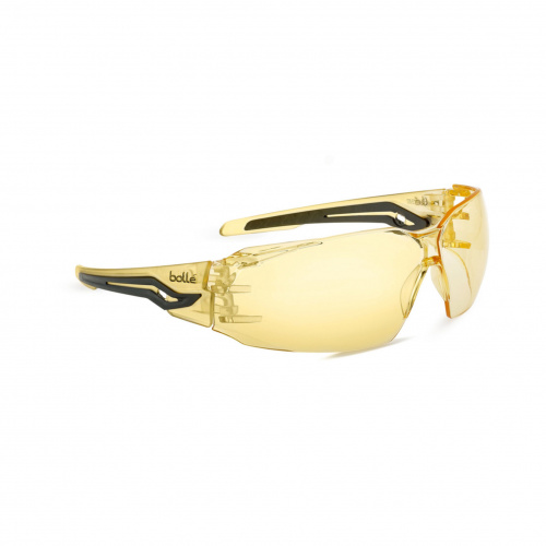 Gafas de protección Bollé Silex SILEXPSJ, lentes amarillas.