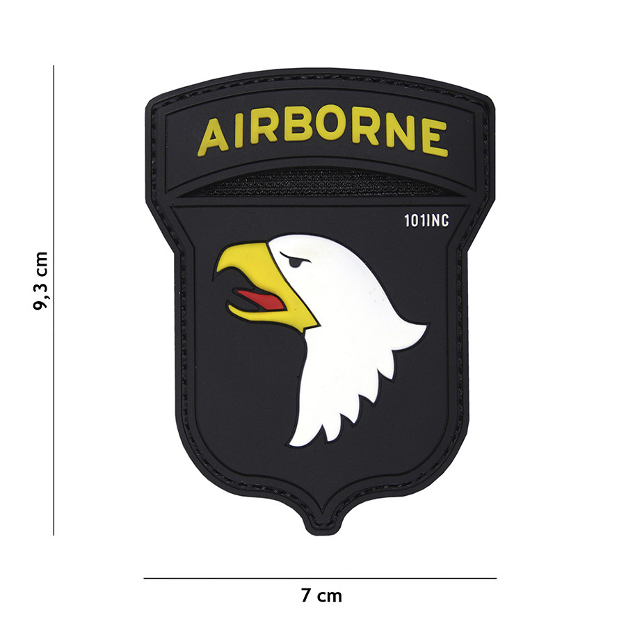 Parche 3D PVC Airborne 101st – Águila Screaming Eagle