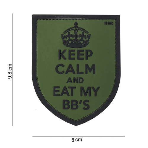 PARCHE 3D PVC, "KEEP CALM..."