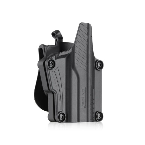 Pistolera Rígida Universal Cytac Mega-Fit ThumbSmart con Paddle – Negra, CY-TUHFS