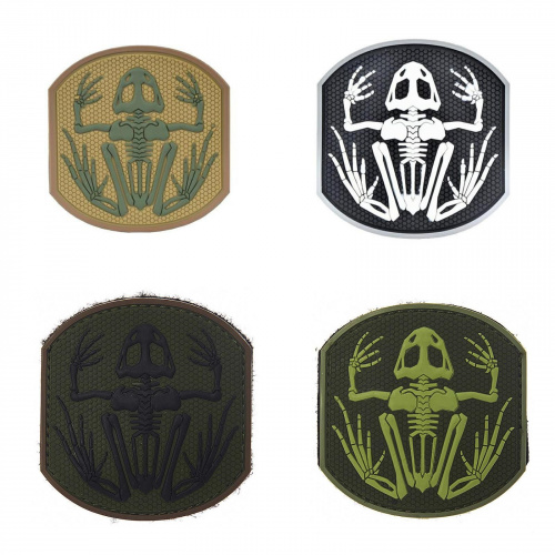 Parche Rana Esqueleto PVC 3D – Emblema Hombre Rana inspirado en los Navy SEALs Emerson Gear