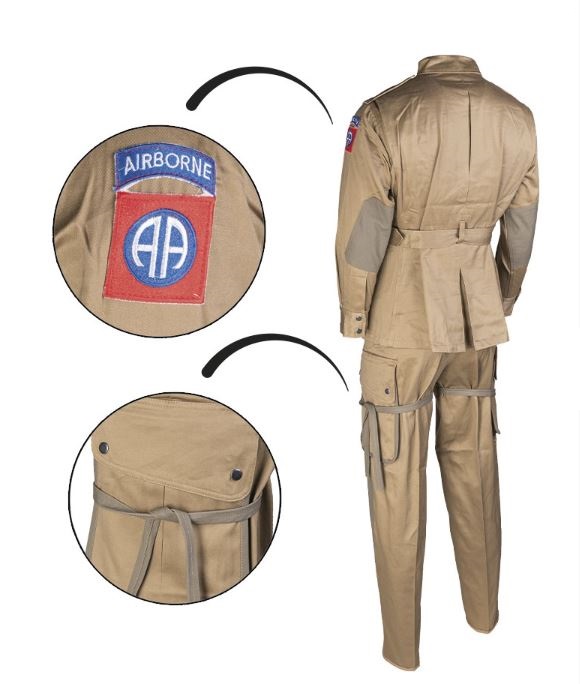 Uniforme paracaidista US M42 reforzado, Miltec. - Imagen 2