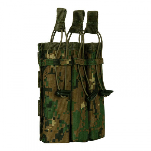 POUCH TRIPLE PARA CARGADORES DE MP5/MP7/MP9 WOODLAND DIGITAL MARPAT 101 NC