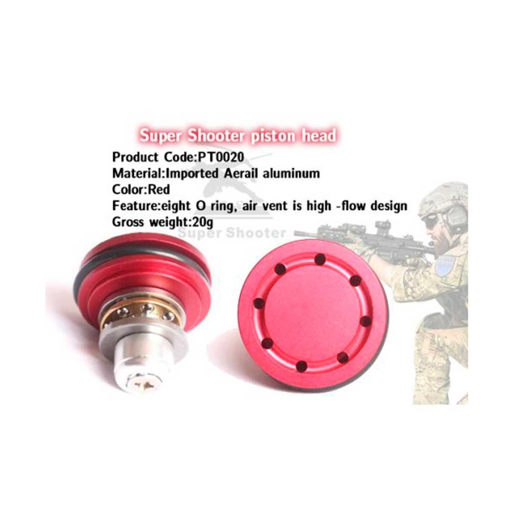 CABEZA PISTÓN CON RODAMIENTOS METÁLICA SHS / SUPERSHOOTER - Imagen 2
