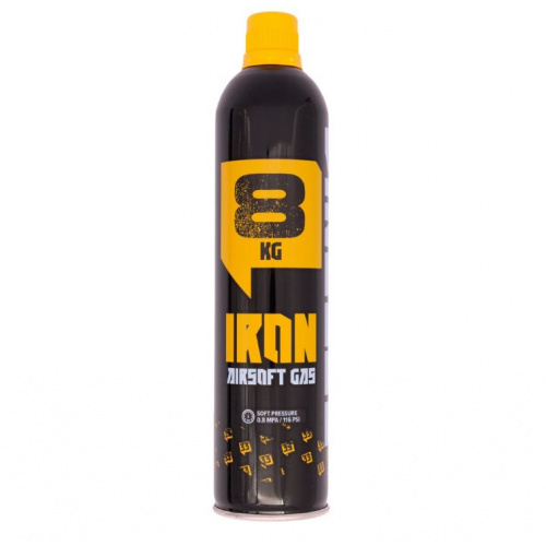 BOTELLA DE GAS IRON 8KG CON SILICONA ARSENIC (GAS DE VERANO)