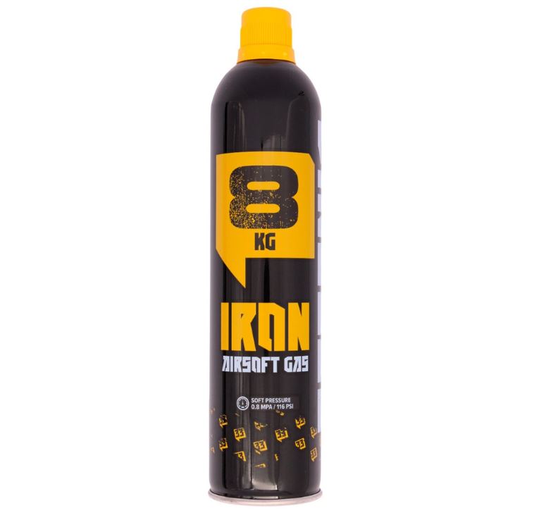 BOTELLA DE GAS IRON 8KG CON SILICONA ARSENIC (GAS DE VERANO)