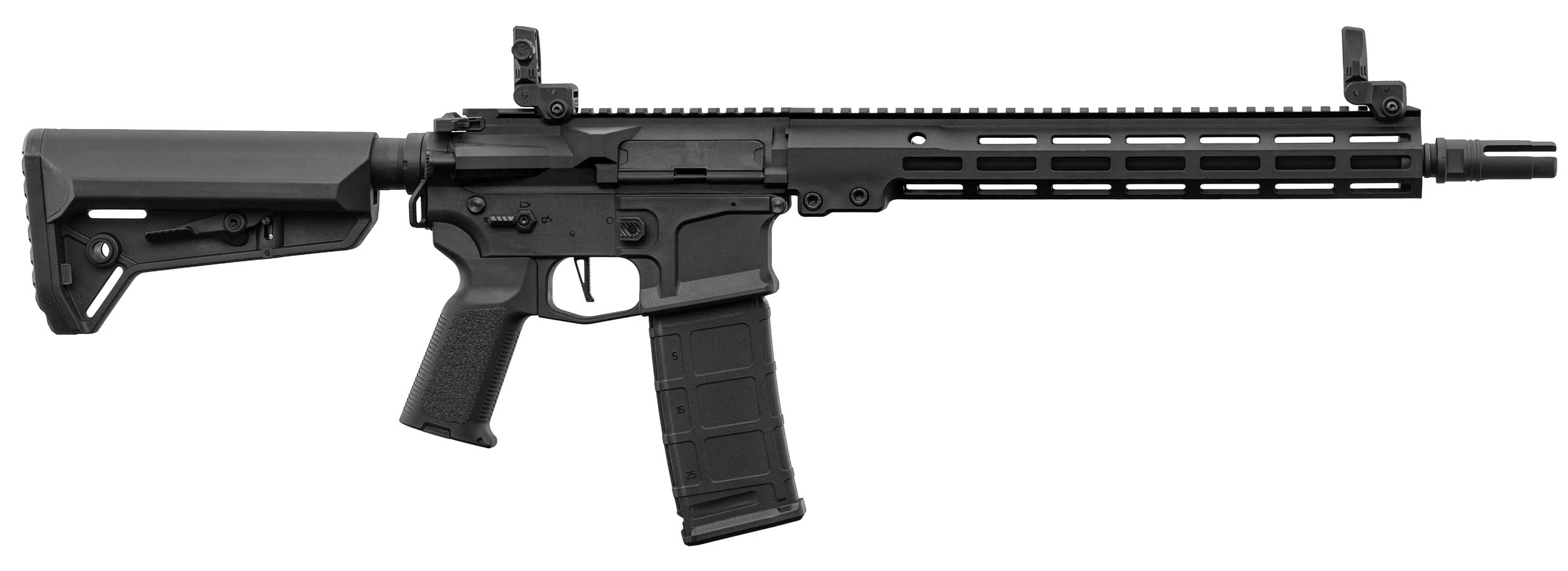LANCER TACTICAL, RÉPLICA AEG, M4 STALKER 12 LT 44 NEGRA, GEN2, NSR - Imagen 4