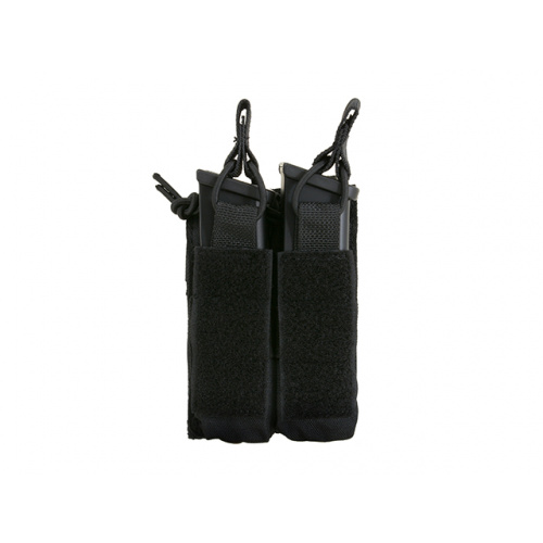 Pouch doble abierto para cargadores de pistola - Negro. 8 Fields
