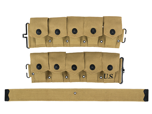 Ceñidor porta-cargador US Army WW2 M1 para 10 cargadores. - Imagen 4