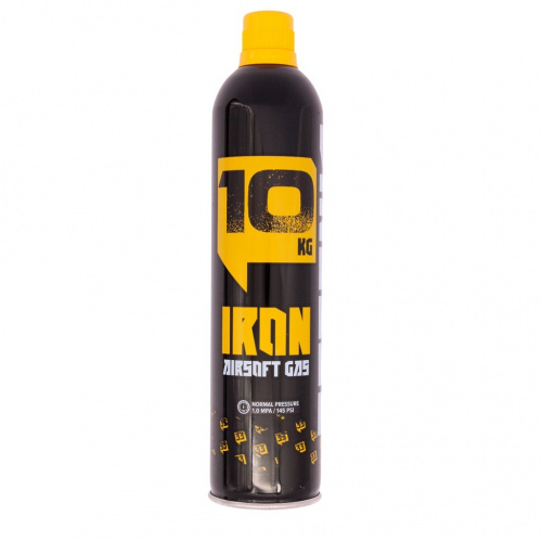BOTELLA DE GAS IRON 10KG CON SILICONA ARSENIC (145 PSI)