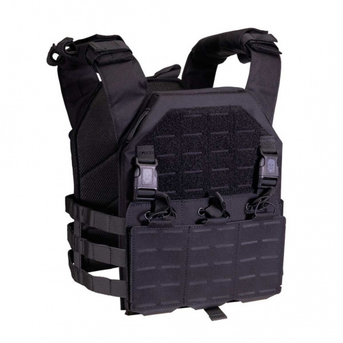 Chaleco táctico portaplacas corso Drake MK3 Negro.