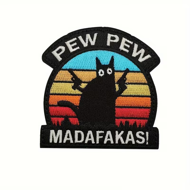 PARCHE BORDADO "PEW PEW MADAFAKAS!"