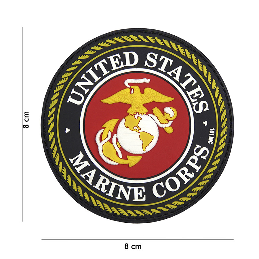 PARCHE PVC 3D UNITED STATES MARINE CORPS – 101 INC