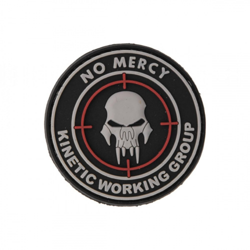 PARCHE PVC 3D "NO MERCY" KINETIC WORKING GROUP