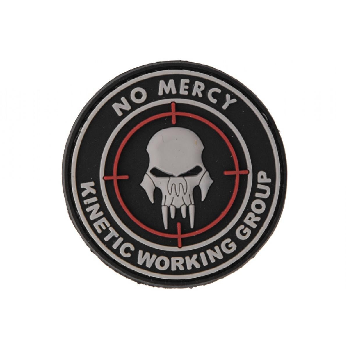 PARCHE PVC 3D "NO MERCY" KINETIC WORKING GROUP
