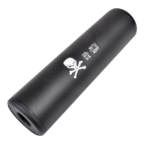 Silenciador Airsoft Calavera CYMA HY-186F de aluminio