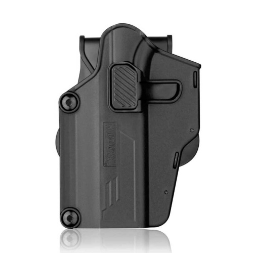 Funda pistolera universal Amomax AM-UH para zurdos negra