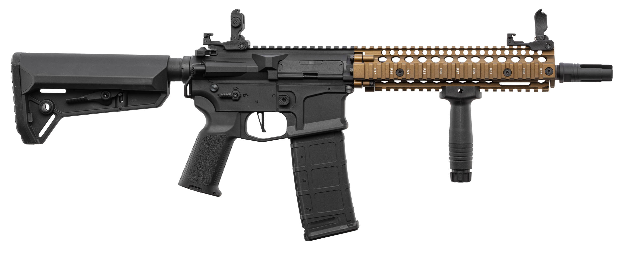 Lancer Tactical LT-18 MK18 Gen2 NSR Negra/Bronce – Pack Completo - Imagen 4