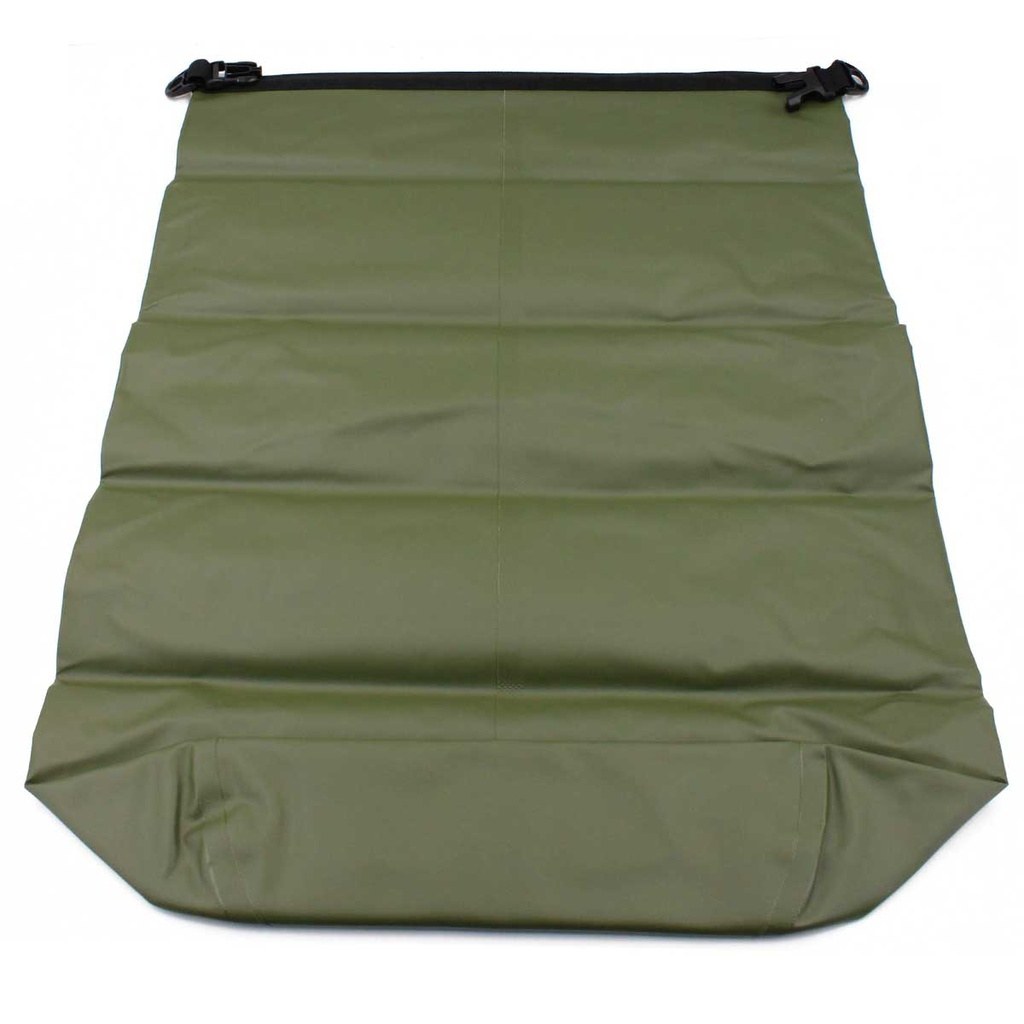 Bolsa estanca 20L verde Immortal extendida con cierre enrollable