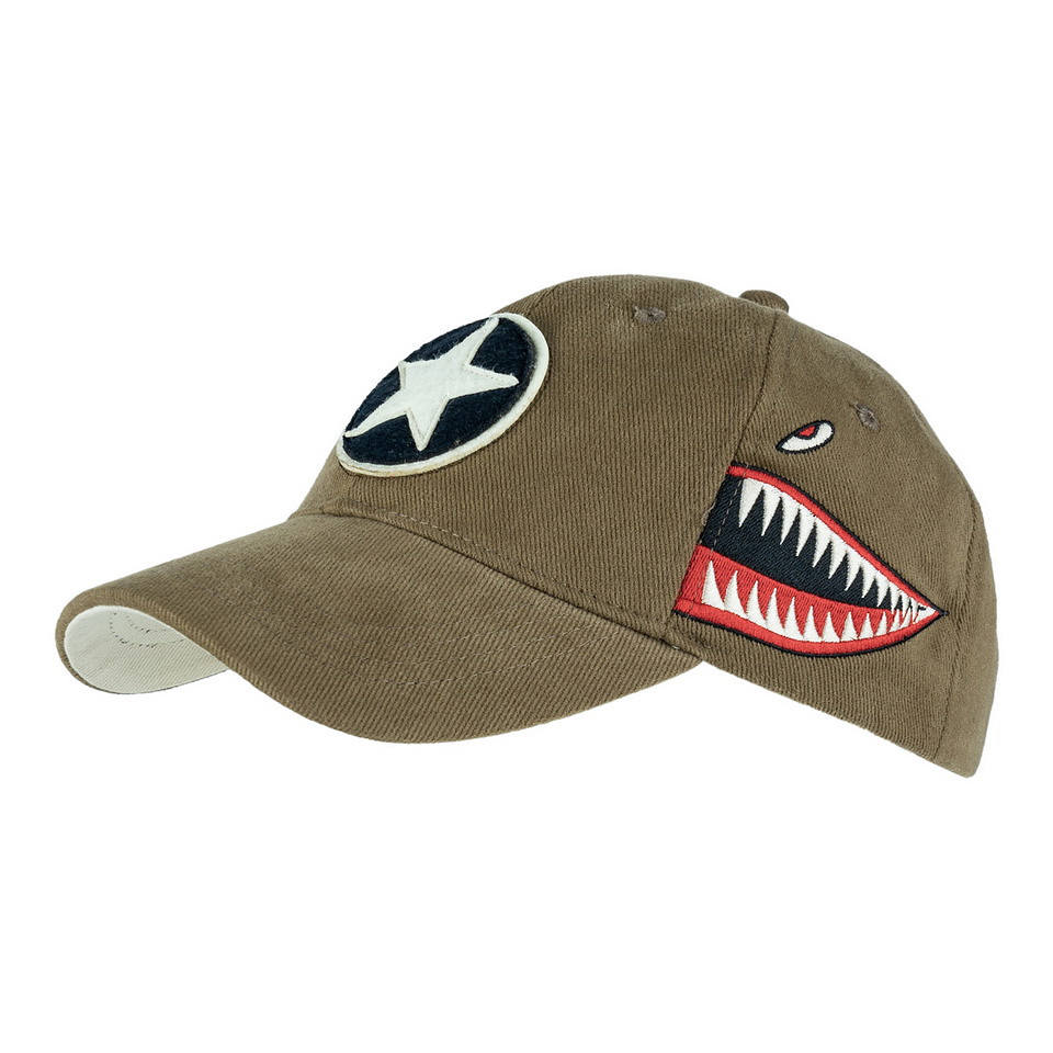 Gorra Curtiss P-40 Warhawk Fostex inspirada en el avión de caza estadounidense de la Segunda Guerra Mundial