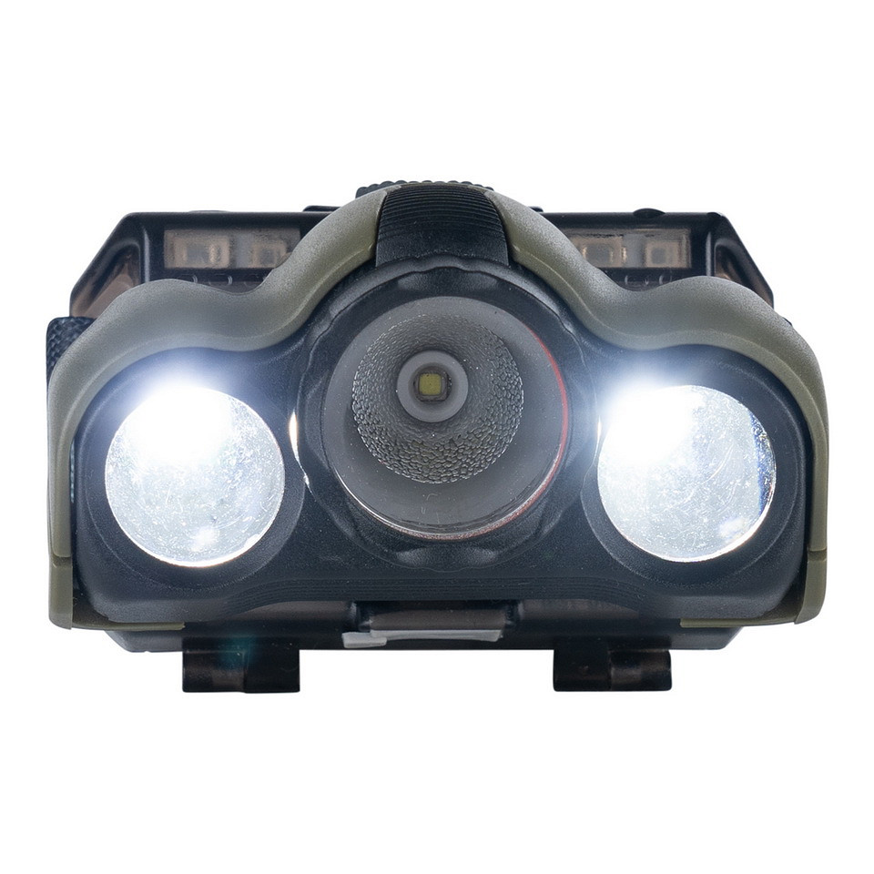 Linterna Frontal LED Fosco Forest 220 Lúmenes Recargable – Luz Blanca, Roja y Verde - Imagen 5